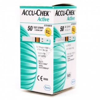 Accu-Chek Active Tesztcsík vércukorszintmérő készülékhez 50db