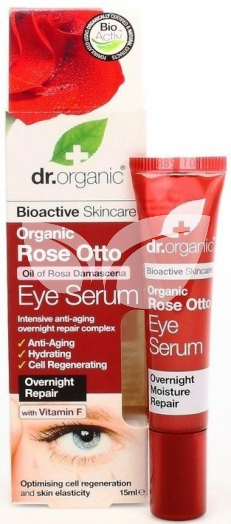 Dr.Organic Bio Rózsa szemkörnyék ápoló szérum • Egészségbolt