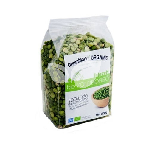 Greenmark Organic Bio Felezett Zöldborsó