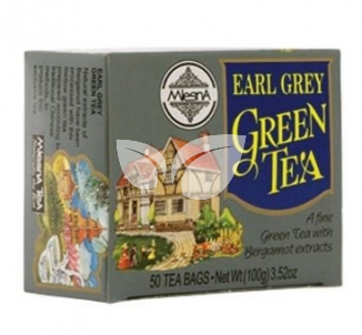 Mlesna zöld tea earl grey ízesítéssel