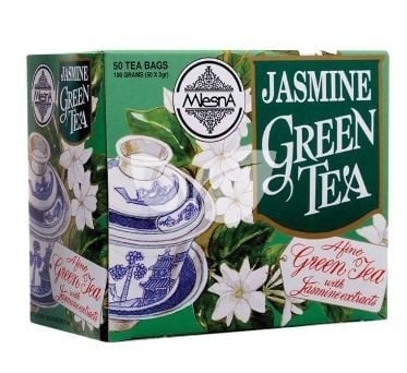 Mlesna zöld tea jázmin ízesítéssel • Egészségbolt