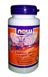 Now Berry Dophilus probiotikumokat tartalmazó rágótabletta