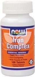 Now Iron Complex, vas tabletta • Egészségbolt