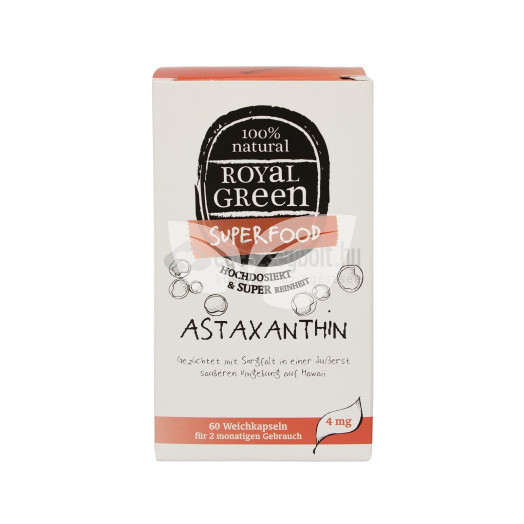 Royal Green Astaxanthin antioxidáns étrend-kiegészítő kapszula 60db