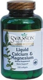 Swanson Liquid Kalcium-Magnézium lágyzselatin kapszula