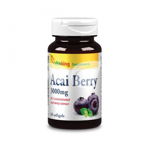Vitaking Acai Berry 3000mg  gélkapszula • Egészségbolt
