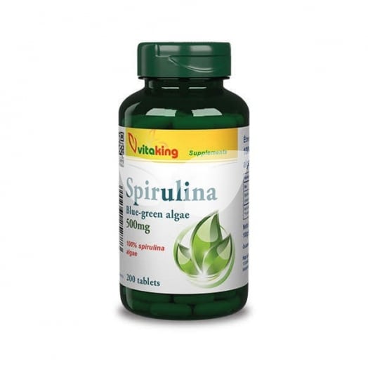 Vitaking Spirulina alga 500mg tabletta • Egészségbolt