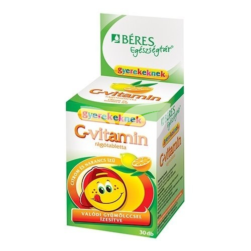 Béres Egészségtár C-vitamin rágótabletta gyerekeknek • Egészségbolt