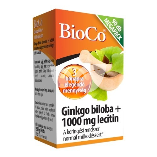 BioCo Ginkgo Biloba + Lecitin lágyzselatin kapszula • Egészségbolt