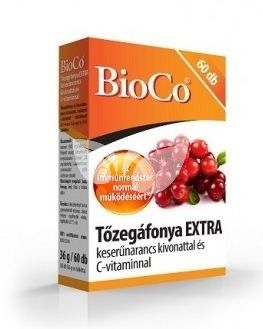 BioCo Tőzegáfonya Extra tabletta • Egészségbolt