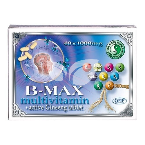Dr.Chen B-Max Multivitamin+aktív ginseng tabletta • Egészségbolt
