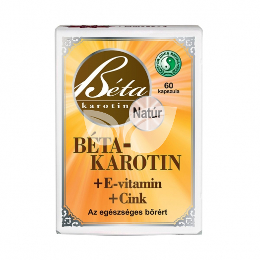 Dr.Chen Béta-Karotin+ E-vitamin+Cink lágyzselatin kapszula • Egészségbolt