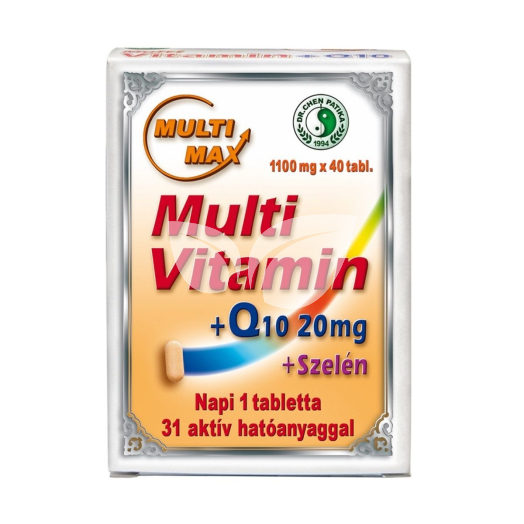 Dr.Chen Multi-Max vitamin+20 mg Q10+szelén kapszula • Egészségbolt