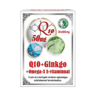 Dr.Chen Q10 50 mg+Ginkgo+Omega-3 kapszula