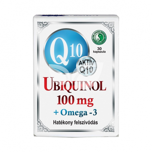 Dr.Chen Q10 Ubiquinol 100mg+Omega-3 kapszula • Egészségbolt