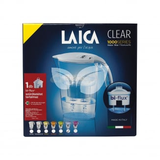 Laica Color Clear line vízszűrő kancsó kék 1db szűrőbetéttel - 2.