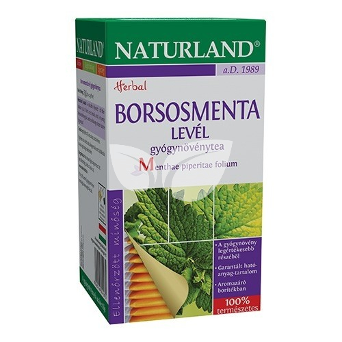 Naturland Borsmentalevél filteres teakeverék • Egészségbolt