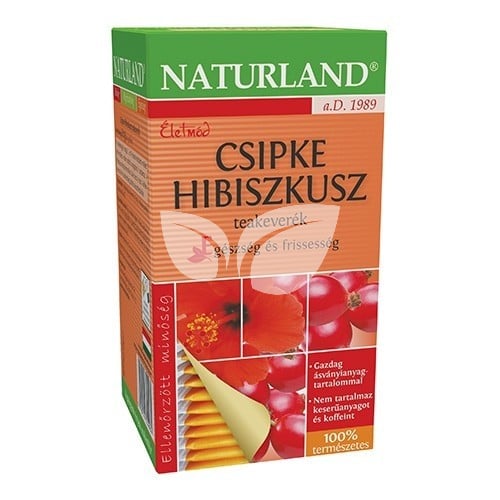 Naturland Csipke-Hibiszkusz teakeverék • Egészségbolt