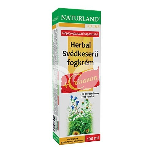 Naturland Herbal Svédkeserű fogkrém + C-vitamin • Egészségbolt