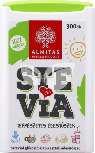 Almitas Stevia tabletta 300 db • Egészségbolt
