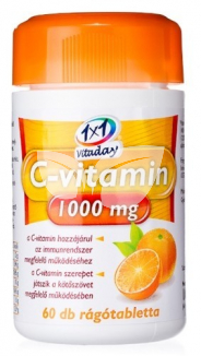 1X1 Vitaday C-Vitamin 1000 mg rágótabletta