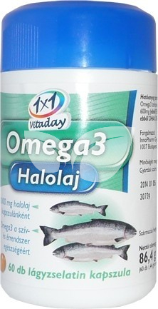 1X1 Vitaday Omega-3 Halolaj kapszula