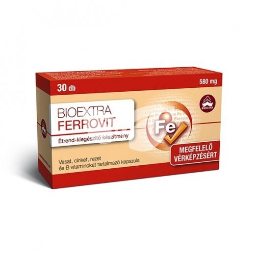 Bioextra Ferrovit, vas kapszula • Egészségbolt