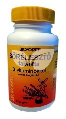 Bioform Sörélesztő tabletta • Egészségbolt