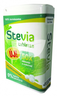 Cukor-stop Stevia tabletta 50x édesebb