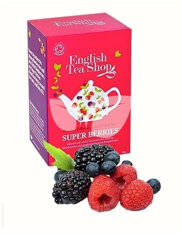 English Tea Shop Bio Super Bogyós tea • Egészségbolt