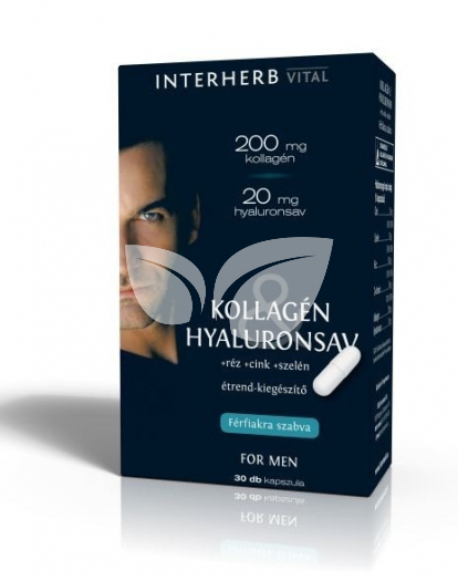 Interherb Vital Kollagén&Hyaluronsav for Man kapszula férfiaknak • Egészségbolt