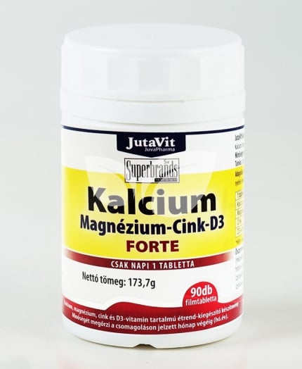 JutaVit Kalcium-Magnézium-Cink Tabletta • Egészségbolt