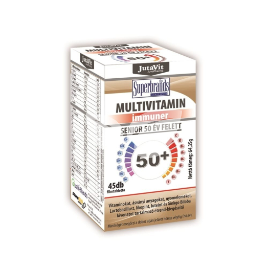 JutaVit Multivitamin Senior 50+ tabletta • Egészségbolt
