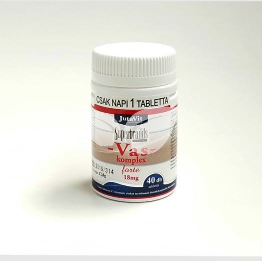JutaVit Vas Komplex 18mg tabletta • Egészségbolt