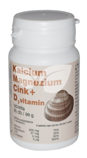 Kalcium+Magnézium+Cink+D3 tabletta