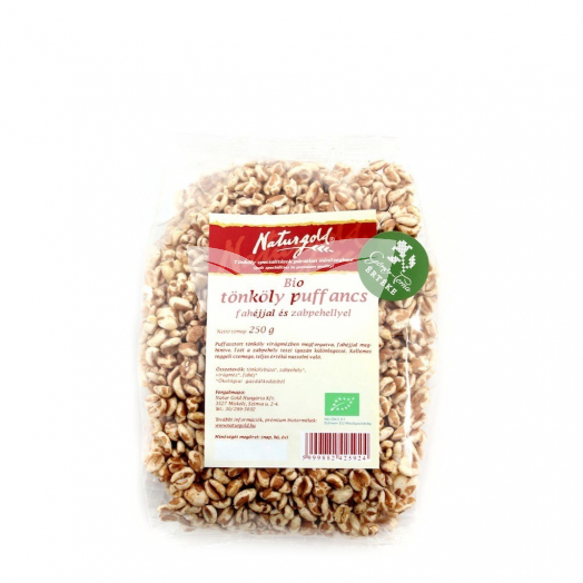 Naturgold Bio Tönköly Puffancs Fahéjas 250 g