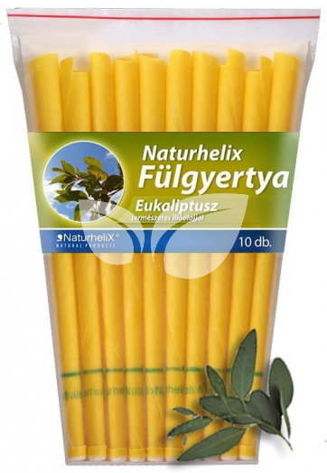 Naturhelix Fülgyertya Eukaliptusz 10 db • Egészségbolt