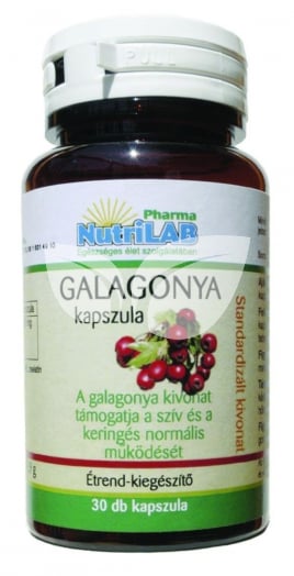 Nutrilab Galagonya kapszula • Egészségbolt