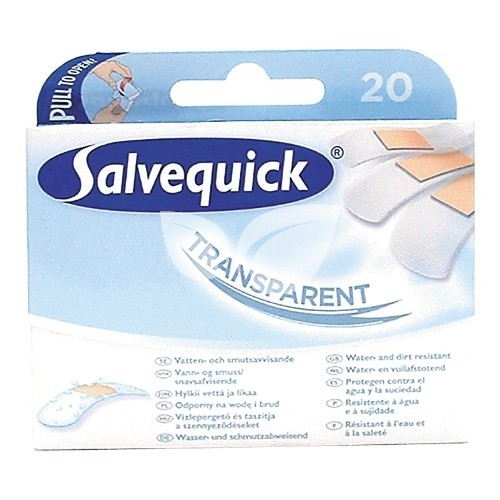 Salvequick átlátszó sebtapasz • Egészségbolt