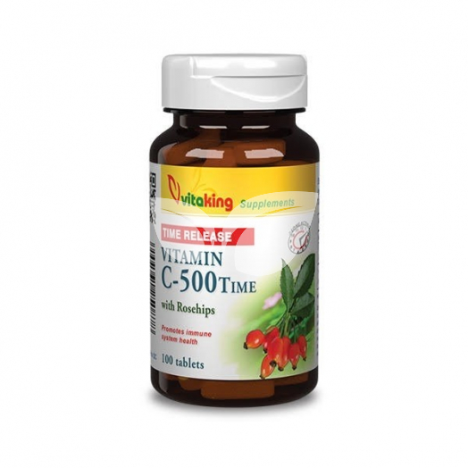Vitaking C-vitamin 500mg Csipkebogyó nyújtott hatású tabletta