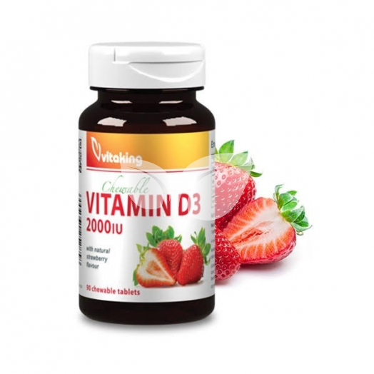 Vitaking D3-vitamin 2000NE rágótabletta