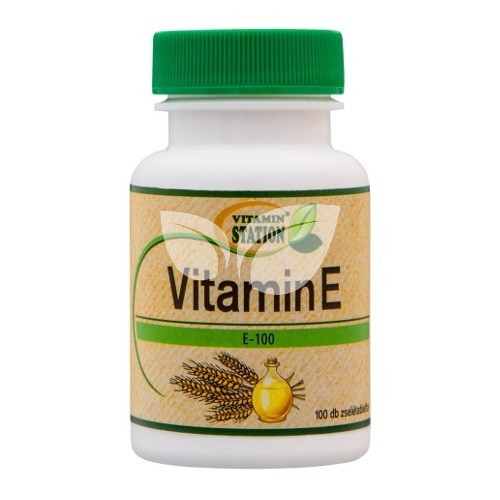 Vitamin Station E-vitamin 600mg gélkapszula • Egészségbolt