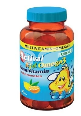 Béres Actival Kid Omega3 Gumivitamin gumitabletta • Egészségbolt
