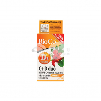 Bioco C+D 1000 mg +D3 2000 Iu DUO Tabletta
