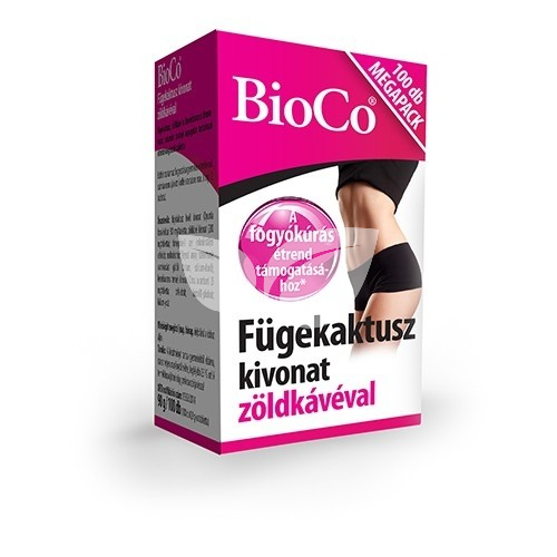BioCo Fügekaktusz kivonat zöldkávéval tabletta Megapack • Egészségbolt