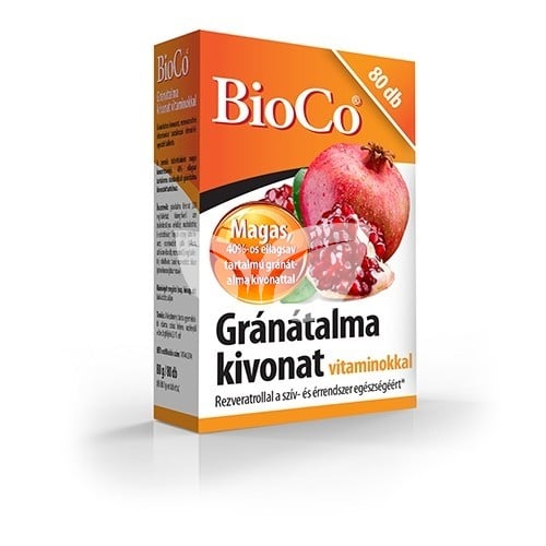 BioCo Granátalma kivonat tabletta • Egészségbolt