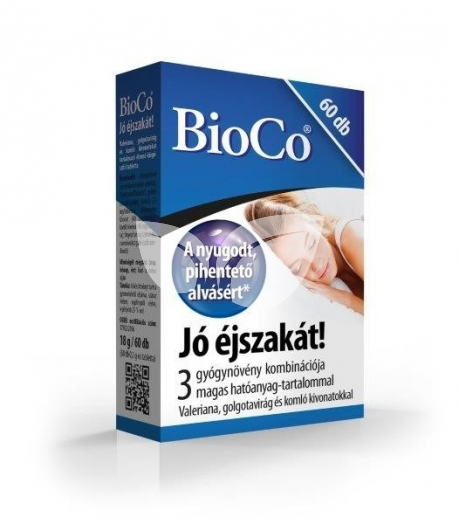 BioCo Jó éjszakát! étrend-kiegészítő tabletta