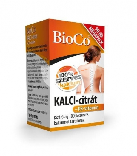 BioCo Kalci-citrát és D3-vitamin Megapack tabletta • Egészségbolt