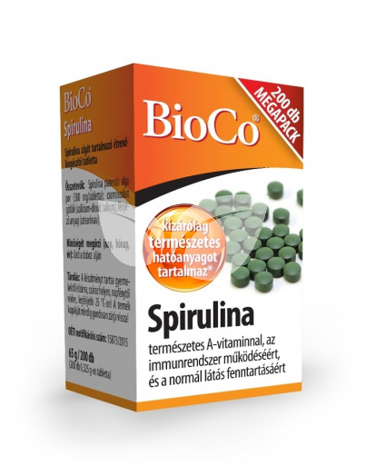 BioCo Spirulina Megapack tabletta • Egészségbolt