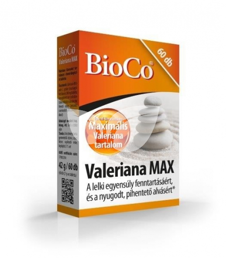 BioCo Valeriana Max étrend-kiegészítő tabletta • Egészségbolt